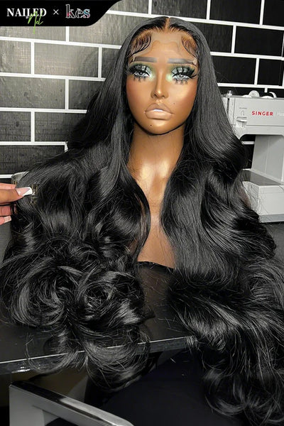 26 Inch Body Wave Human Hair Wig 5x5 HD Lace Closure Glueless Wear and Go Wavymy Wear & Go Body Wave Glueless HD Lace Wigs 7x5 Lace  main image 4