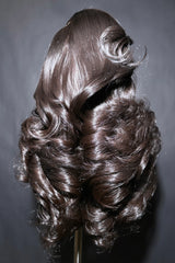 Keswigs 6X6 HD Lace Wigs  Layer Wavy Bouncy Curl Side Part Raw Hair 300 Density
