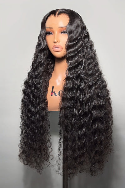 Burmese Curly Human Hair Wig 18 Inch 220 Density 5x5 Lace Closure Amazon.com : ISEE Burmese Curly Glueless Wigs Human Hair 7x5  main image 3