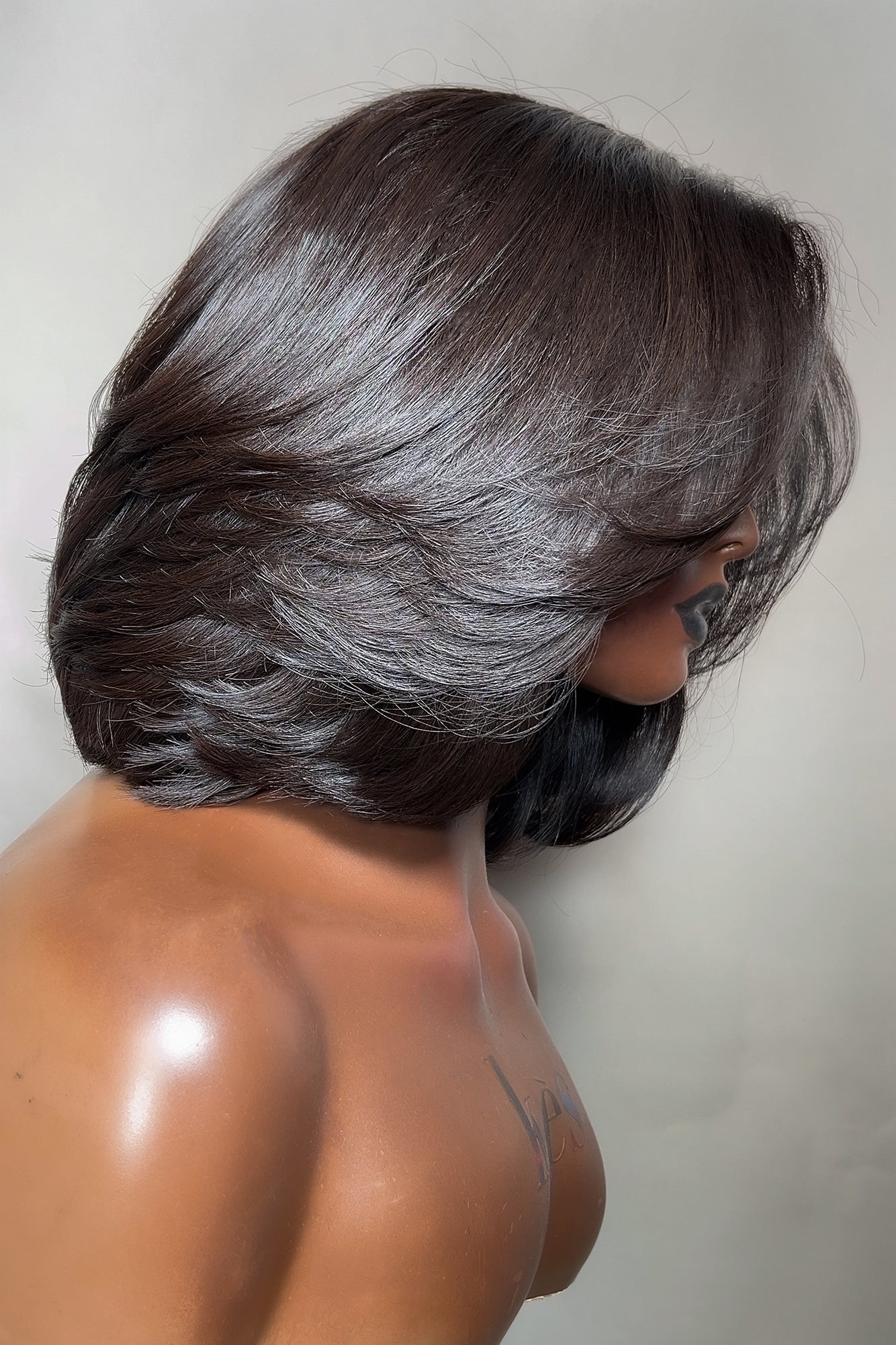 Keswigs 6X6 HD Lace Layer Bob Wigs Virgin Human Hair 200 Density