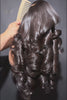 Keswigs 6X6 HD Lace Wigs  Layer Wavy Bouncy Curl Side Part Raw Hair 300 Density