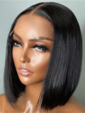 Ultra Full Undetectable Invisible Lace Middle Part Straight Bob Wig Classic & Chic